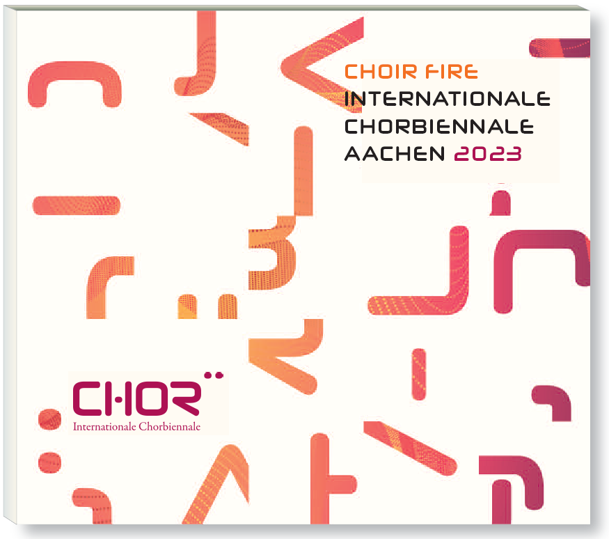 CD mit Aufnahmen der Chorbiennale Aachen 2023 unter dem Motto „ChoirFIRE!"